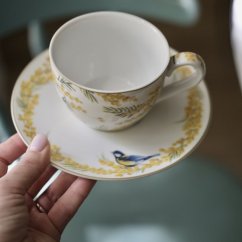 Porcelánový šálek s podšálkem 240 ml - Easy Life
