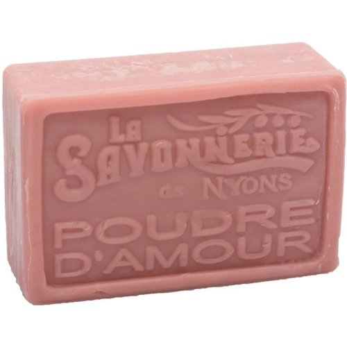 Francouzské přírodní mýdlo PUDROVÁ RŮŽE 100g  La Savonnerie de Nyons