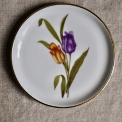 Mini talířek s květinou 10cm x 10cm