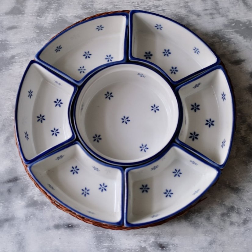 Servírovací tác s miskami 29 cm