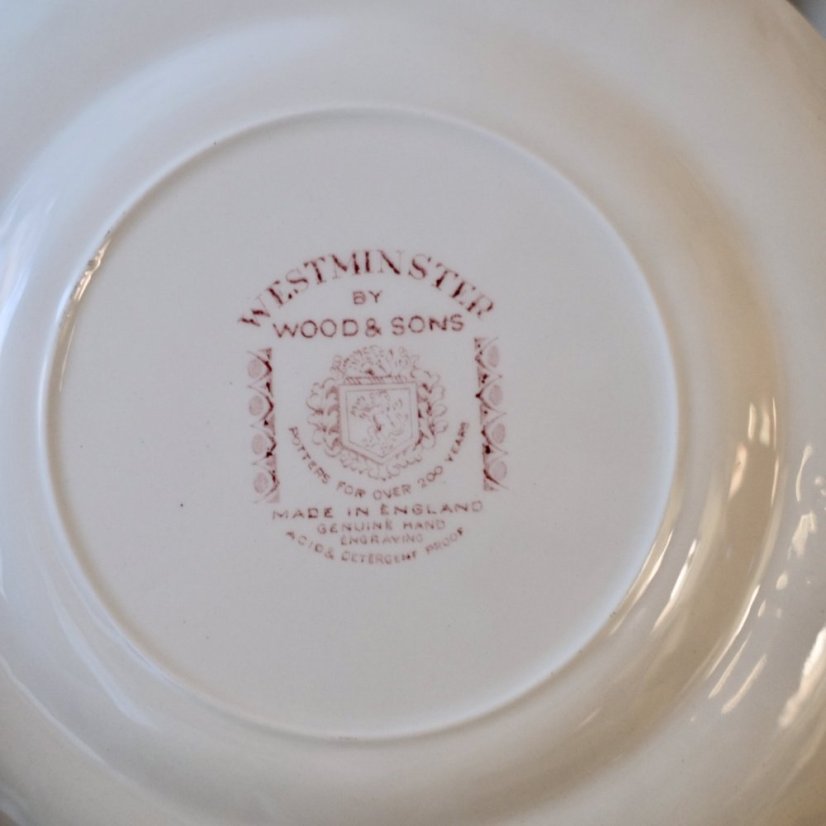 Tálíř 20 cm England  Westminster by Wood & Sons
