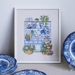 Vyšívaný obraz 38x32,5 cm