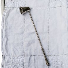 Zhašedlo na svíčky 27 cm (postříbřené)