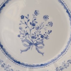 Tálíř bílomodrý 20 cm