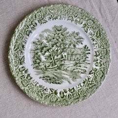 Snídaňový talíř England Staffordshire Country style 19,5 cm