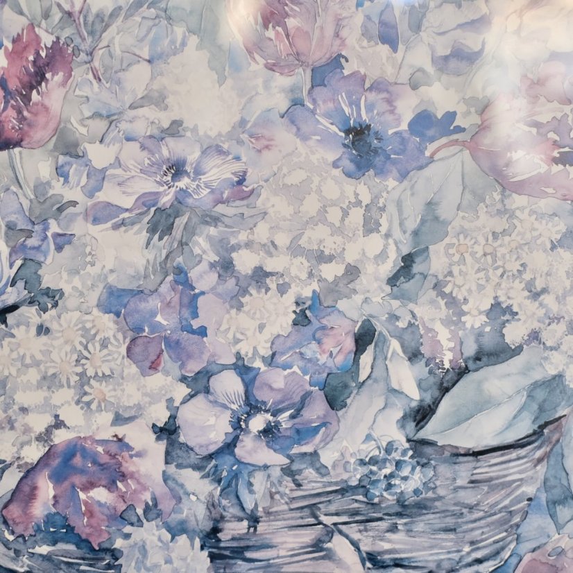 Akvarelový obraz květiny 51 x 71 cm
