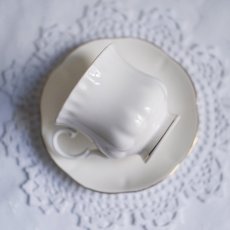 Porcelánový šálek s podšálkem 160ml Bone China England