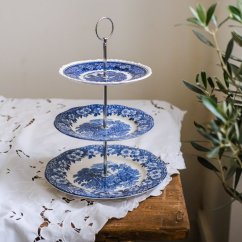 Třípatrový etažér Enoch Wedgwood 25/20/18 cm