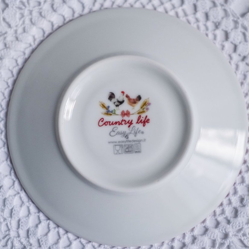 Šálek s podšálkem 90ml Easy Life Country Life