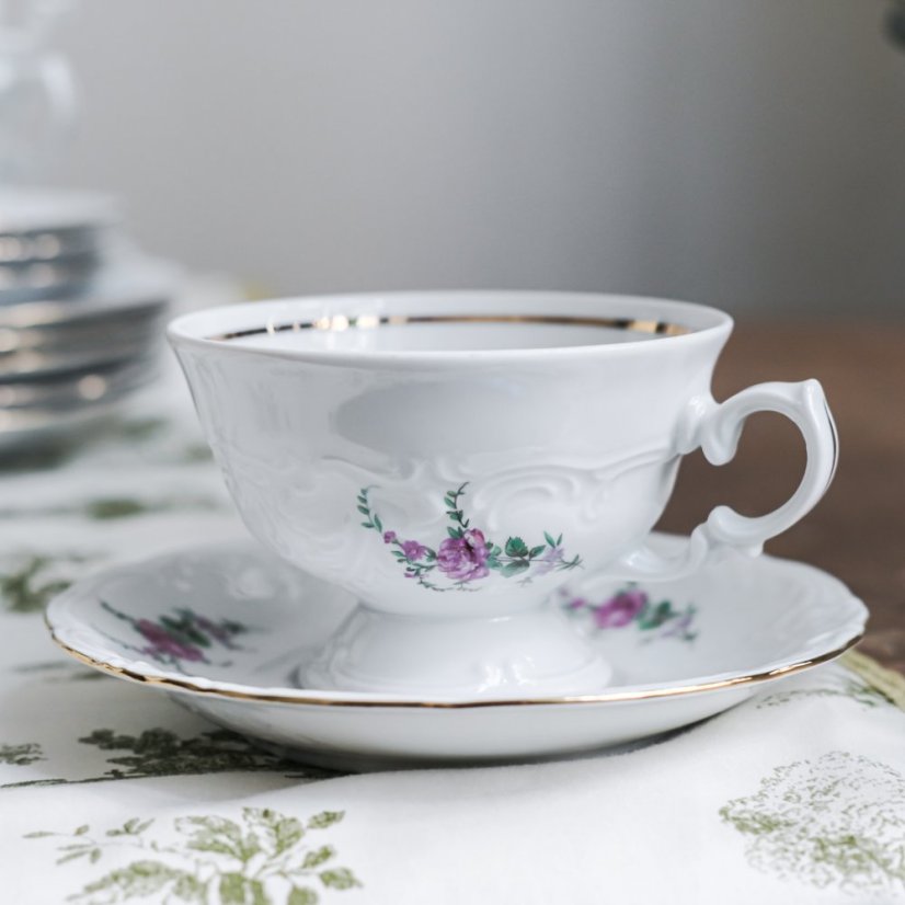 Porcelánový šálek s podšálkem 200ml  Wawel Poland