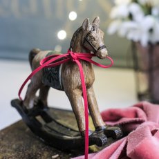 Dekorativní figurka houpací koník  14cm x 13,5cm