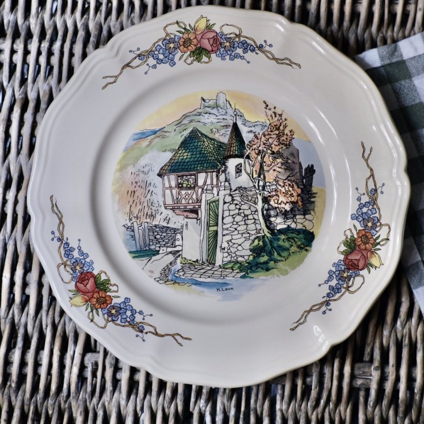 Snídaňový talíř France - obernai 21 cm varianta 3
