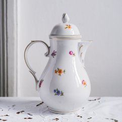 Porcelánová konvice s kytičkami Kahla - Germany
