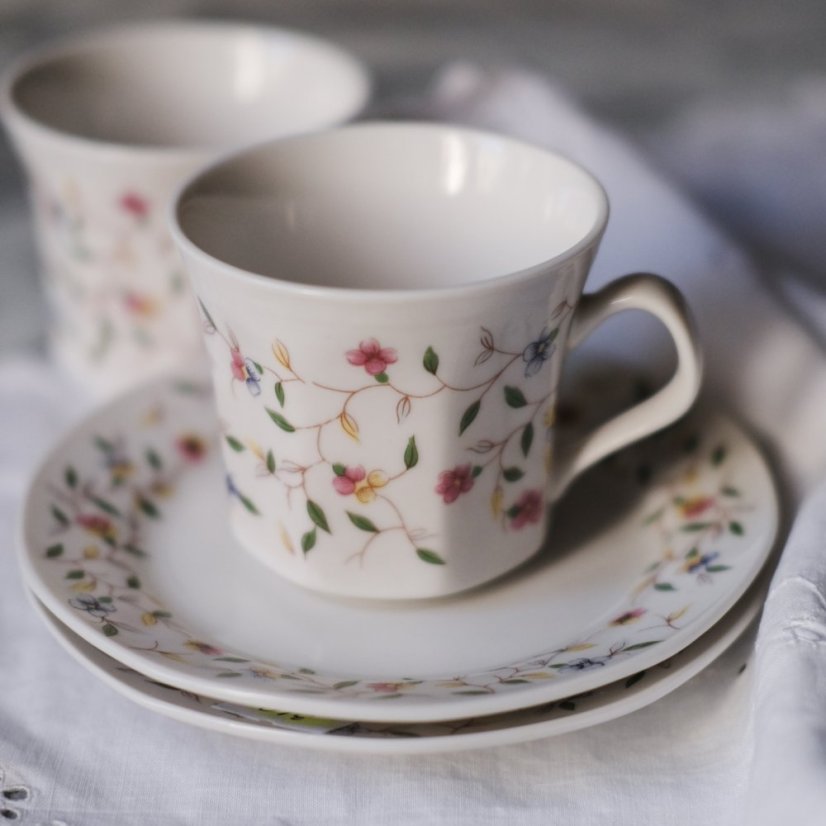 Porcelánový šálek s podšálkem L. Dake & Zn. Amsterdam 150ml