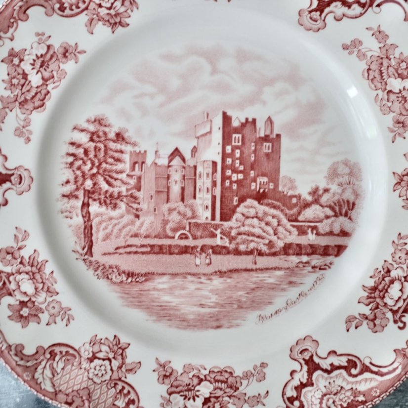 Tálíř 25 cm England Johnson Brothers Old Britain Castles