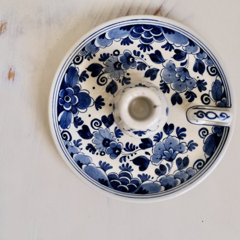 Svícen 15 cm Delft