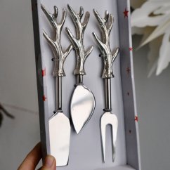 Vánoční sada nožů na sýry