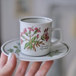 Šálek s podšálkem kytičky Winterling 150 ml