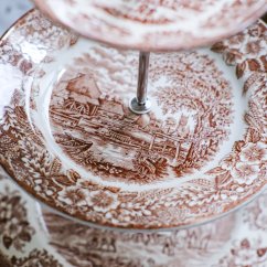 Třípatrový etažér England 24/19/15 cm