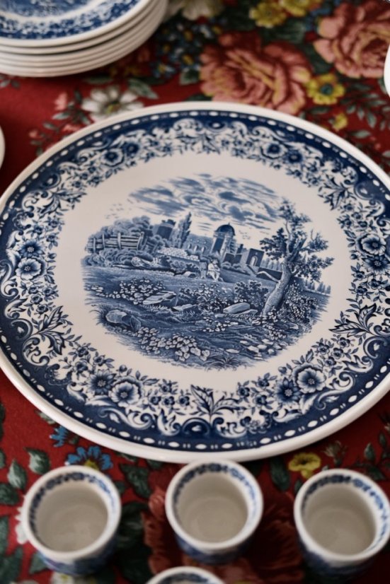 Tác na dort Villeroy & Boch Blue Castle 32,5 cm