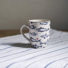 Porcelánový hrnek rybičky 350 ml - Clayre&Eef