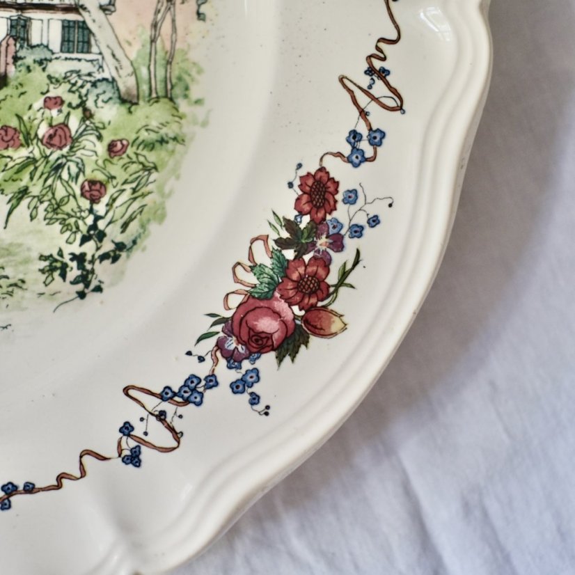Velký talíř 35cm Sarreguemines Obernai France