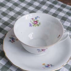 Porcelánový šálek s podšálkem Czechoslovakia 200ml