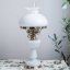 Vintage  lampa sklo/mosaz   46cm