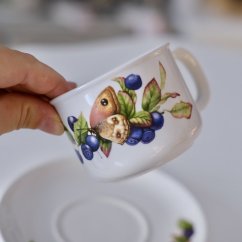 Šálek s podšálkem J&G Meakin Wedgwood borůvky 150 ml