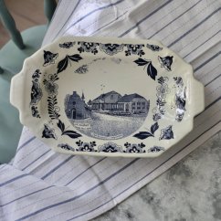 Keramická mísa/forma 36x23 cm Delft - Holland
