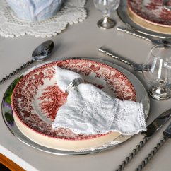 Sada dekoračních kroužků na ubrousky 4ks (postříbřené)