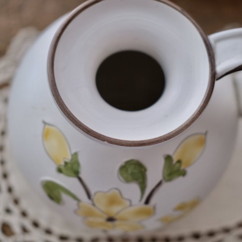 Keramická malovaná váza 18 cm