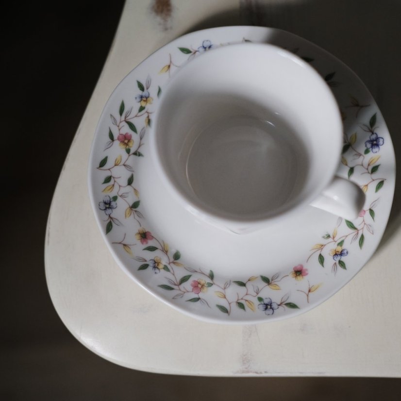 Porcelánový šálek s podšálkem L. Dake & Zn. Amsterdam 150ml