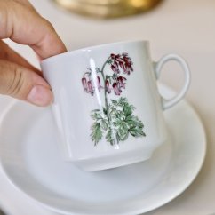 Porcelánový šálek s podšálkem Srdcovka 150 ml
