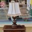 Stolní lampa dřevěná 78 cm