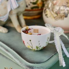 Sojová svíčka v porcelánovém šálku varianta 5