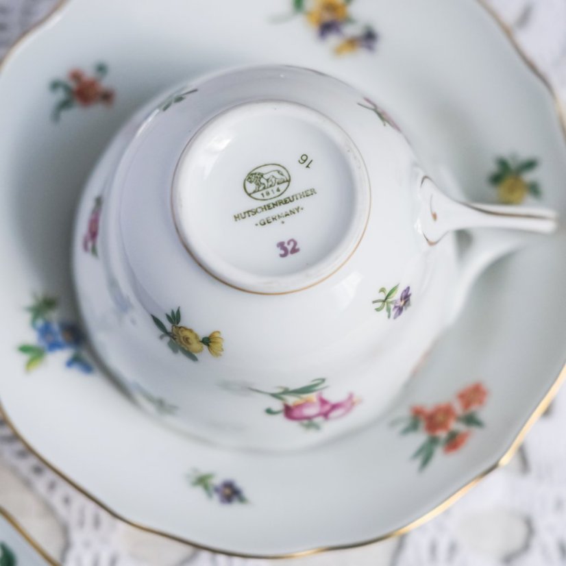Porcelánový šálek s podšálkem 200 ml Hutschenreuther - Germany
