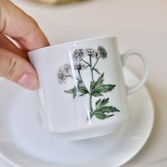 Porcelánový šálek s podšálkem Andělika 150 ml