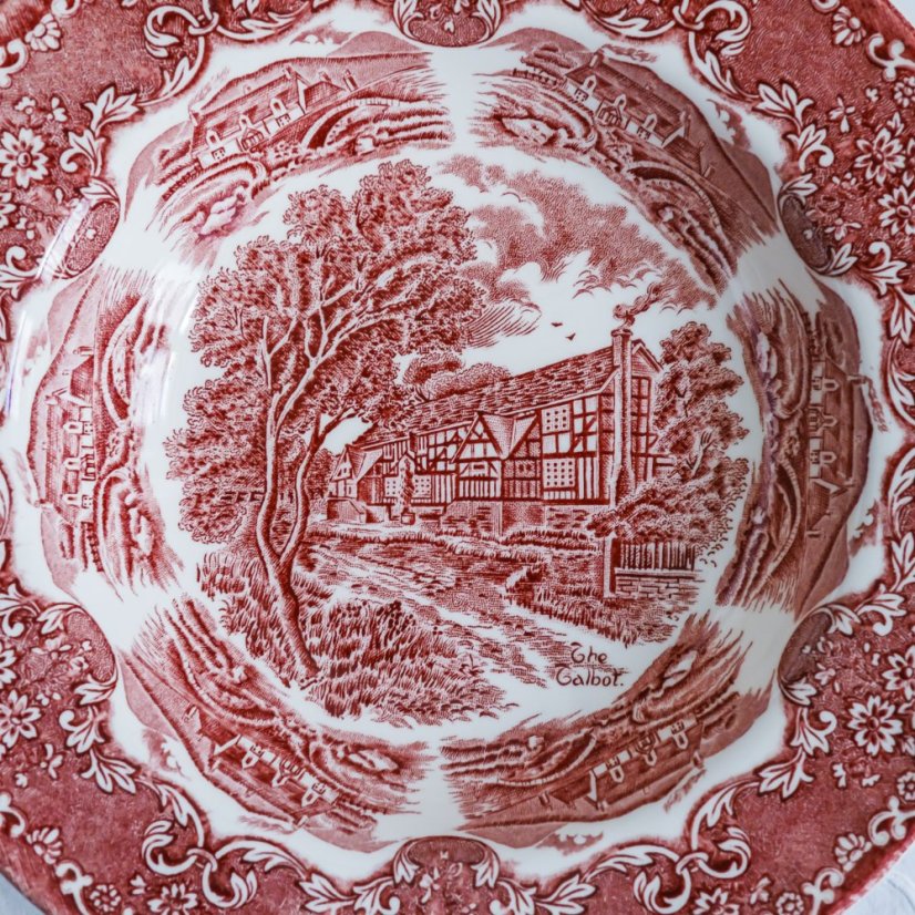 Hluboký obědový talíř 23 cm England - Grindley