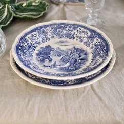 Hluboký tálíř  23cm Villeroy & Boch Burgenland modrý