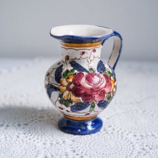 Keramická italská váza/džbánek 17 cm