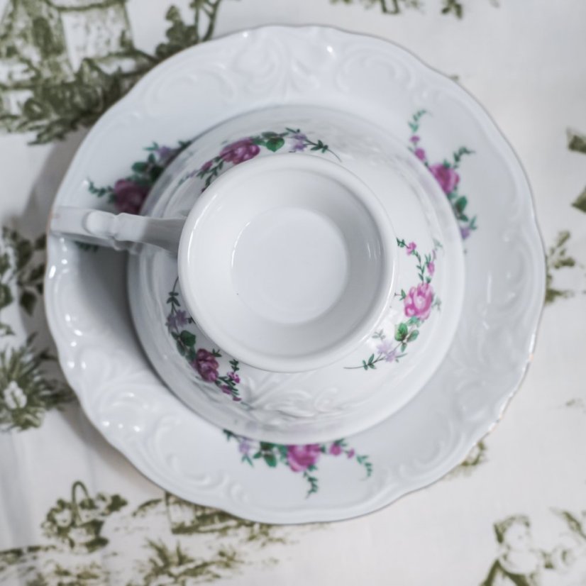 Porcelánový šálek s podšálkem 200ml  Wawel Poland
