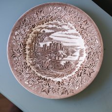 Hluboký hnědý talíř England 22cm