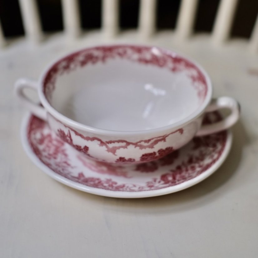 Miska s podšálkem Royal Tudor Ware Staffordshire England