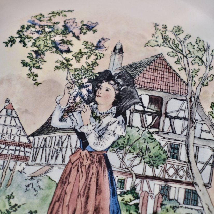 Velký talíř 35cm Sarreguemines Obernai France