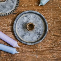 Plechový svícen 12cm