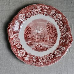 Tácek/talíř Palissy Pottery England 26x25 cm