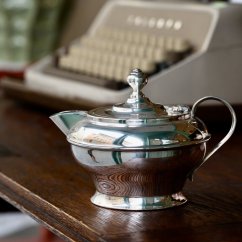 Postříbřená vintage konvička 260 ml Deakin - England