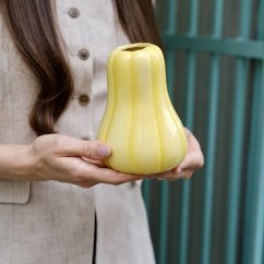 Keramická váza dýně 15 cm