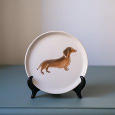 Talířek s jezevčíkem 14cm